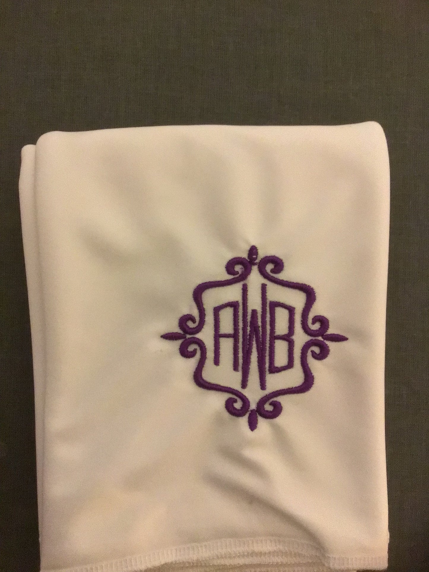 Monogramed Headwrap